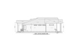 Modern House Plan - Evan Rae Estate 77599 - Left Exterior