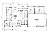Modern House Plan - Evan Rae Estate 77599 - 1st Floor Plan