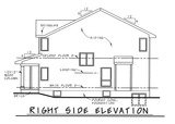 Traditional House Plan - Whitehurst 44705 - Right Exterior