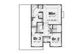 Secondary Image - Traditional House Plan - Whitehurst 44705 - 2nd Floor Plan