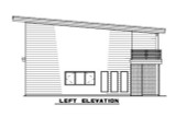 Modern House Plan - Shoreline 27320 - Left Exterior