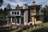 Contemporary House Plan - Blue Spruce 76920 - Front Exterior