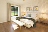 Ranch House Plan - 77761 - Master Bedroom