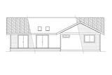 Traditional House Plan - Evanston 94854 - Rear Exterior