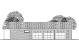 Shingle-Style House Plan - Garage w/Rec Room 60794 - Front Exterior