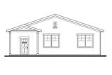 Shingle-Style House Plan - Garage w/Rec Room 60794 - Left Exterior
