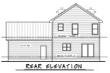 Farmhouse House Plan - Harlan 44865 - Rear Exterior