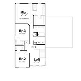 Secondary Image - Farmhouse House Plan - Harlan 44865 - 2nd Floor Plan
