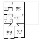 Secondary Image - Traditional House Plan - Gavin 77791 - 2nd Floor Plan