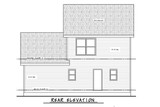 Secondary Image - Traditional House Plan - Gavin 77791 - Rear Exterior