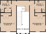 Secondary Image - Farmhouse House Plan - Southern Grace 24697 - 2nd Floor Plan