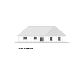 Farmhouse House Plan - Harris-3 59739 - Rear Exterior