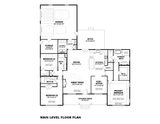 Farmhouse House Plan - Harris-3 59739 - 1st Floor Plan