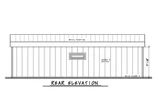 Secondary Image - Traditional House Plan - Wood Life 53070 - Rear Exterior