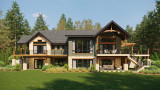 Craftsman House Plan - Eldin Springs 74396 - Rear Exterior