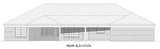 Classic House Plan - Whiteville 46892 - Rear Exterior