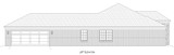 Classic House Plan - Whiteville 46892 - Left Exterior