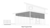 Contemporary House Plan - Cathedral Ledge Getaway 10952 - Right Exterior
