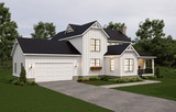 Farmhouse House Plan - Cashew Ridge Farmhouse 36873 - Left Exterior
