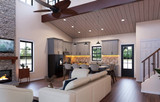 Farmhouse House Plan - Cashew Ridge Farmhouse 36873 - Great Room