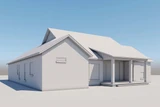 Farmhouse House Plan - Nash 47678 - Exterior