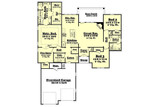 French Country House Plan - Brookline 59025 - 1st Floor Plan