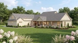 Craftsman House Plan - Graystone Farms 61873 - Rear Exterior