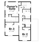 Modern House Plan - Platinum Woods II 70700 - 2nd Floor Plan