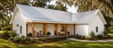 Farmhouse House Plan - 20784 - Rear Exterior