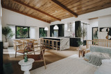 Mountain Rustic House Plan - Dahilia 2 49461 - Living Room