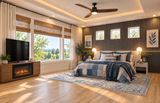 Craftsman House Plan - Monte Cristo 64985 - Master Bedroom