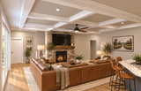 Craftsman House Plan - Monte Cristo 64985 - Great Room