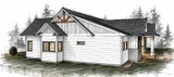 Country House Plan - 14689 - Left Exterior