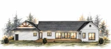 Country House Plan - 14689 - Rear Exterior