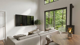 Modern House Plan - Bonzai 4 11141 - Living Room
