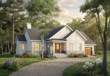 Farmhouse House Plan - Ashbury 5 68109 - Front Exterior