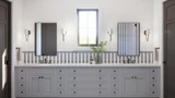 Farmhouse House Plan - Post Stone 67759 - Master Bathroom