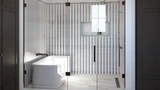 Farmhouse House Plan - Post Stone 67759 - Master Bathroom