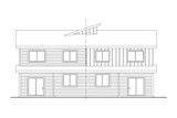 Modern House Plan - Willow Crest 60800 - Rear Exterior