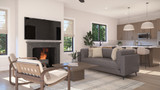 Farmhouse House Plan - Pigford Farms 60881 - Family Room