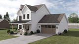 Traditional House Plan - Brandon Oaks 88221 - Right Exterior