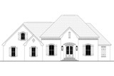 Southern House Plan - Chalmette Court 46035 - Front Exterior
