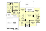 Southern House Plan - Chalmette Court 46035 - 1st Floor Plan