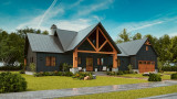 Farmhouse House Plan - Haystack 1A 45375 - Exterior