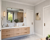 Farmhouse House Plan - Haystack 1A 45375 - Master Bathroom