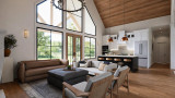 Farmhouse House Plan - Haystack 1B 90588 - Living Room