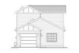 Contemporary House Plan - Newport Narrow 63251 - Rear Exterior