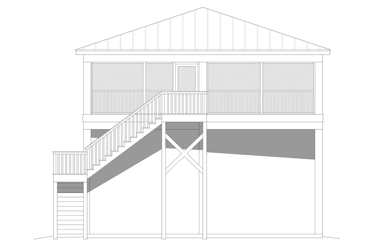 Coffee Ridge RV Port #15077 | The House Plan Company