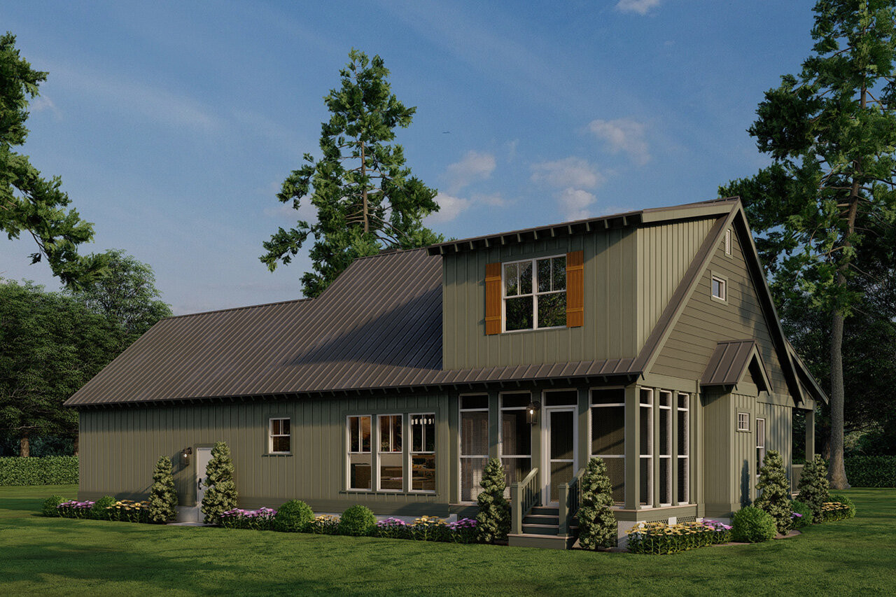 Creekside Overlook #64483 | The House Plan Company