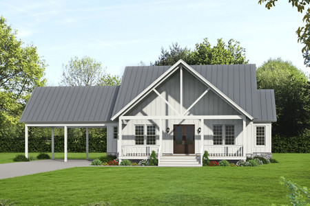 Cottage House Plan - Grand Bay 10134 - Front Exterior